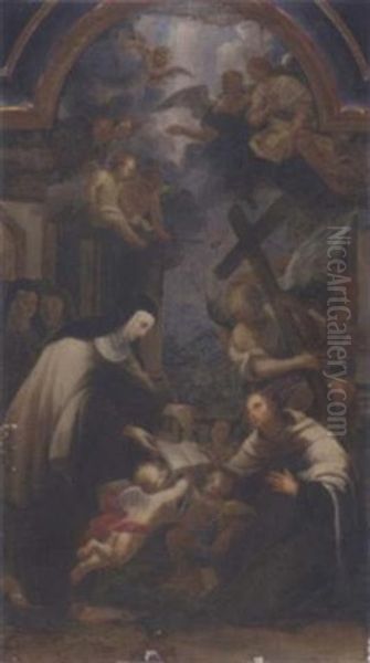 Saint Philip Neri At Prayer Oil Painting by Carlo Maratta