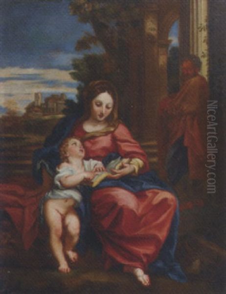 The Holy Family Oil Painting by Carlo Maratta