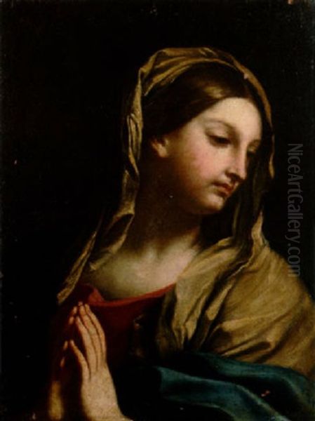 The Madonna At Prayer Oil Painting by Carlo Maratta