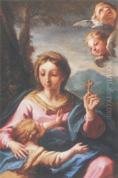 The Madonna And Child Oil Painting by Carlo Maratta