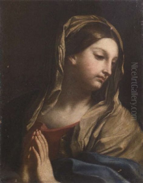 The Madonna At Prayer Oil Painting by Carlo Maratta