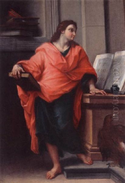 Saint John The Evangelist Oil Painting by Carlo Maratta