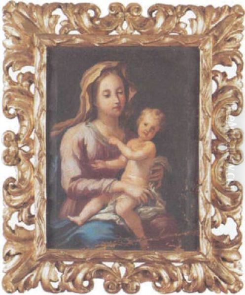 Maria Mit Christuskind Oil Painting by Carlo Maratta