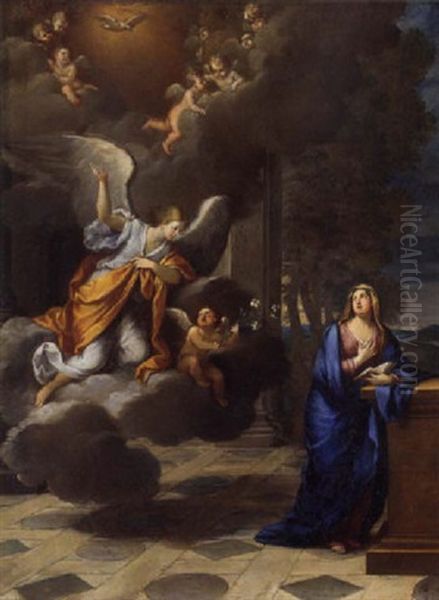 The Annunciation Oil Painting by Carlo Maratta