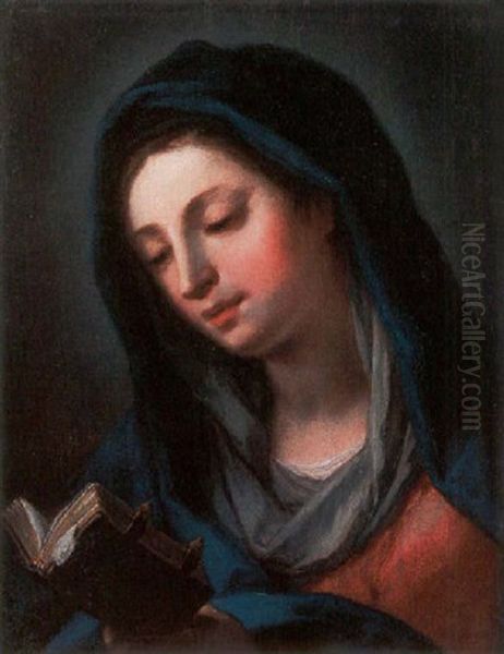 The Virgin Reading Oil Painting by Carlo Maratta