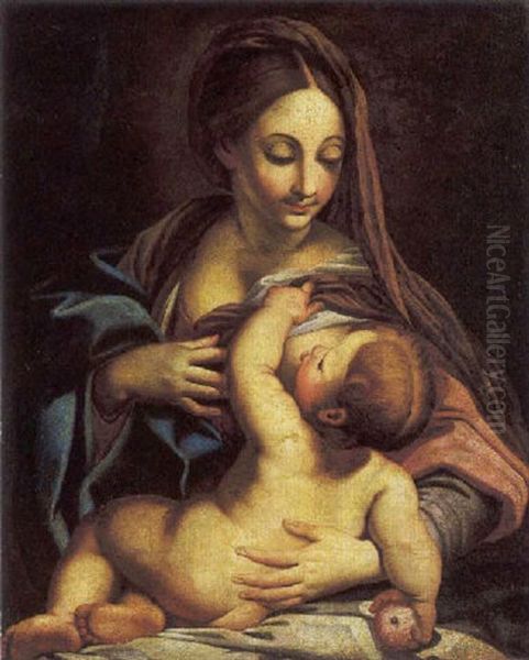 Madonna Con Bambino Oil Painting by Carlo Maratta