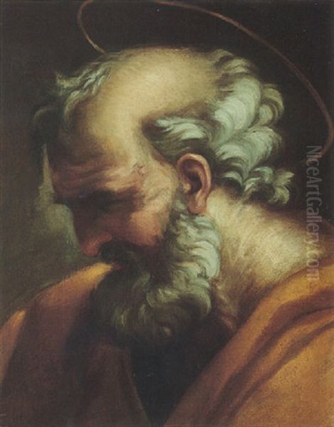 Saint Peter (?) Oil Painting by Carlo Maratta