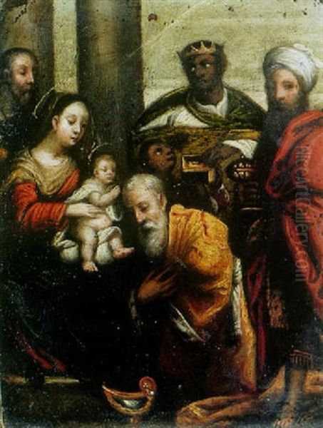 The Adoration Of The Magi Oil Painting by Carlo Maratta