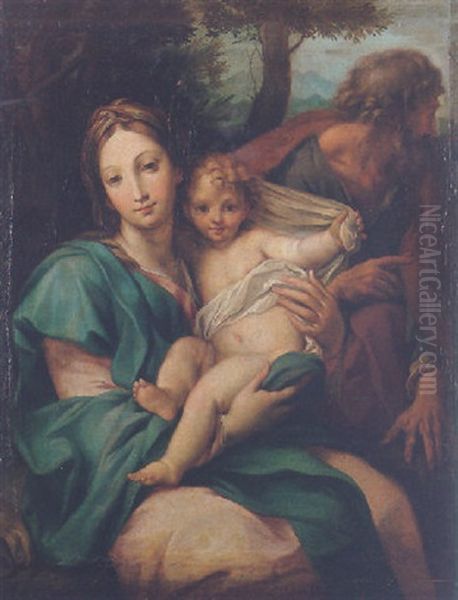 The Holy Family Oil Painting by Carlo Maratta