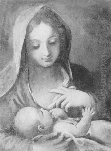 The Madonna And Child Oil Painting by Carlo Maratta