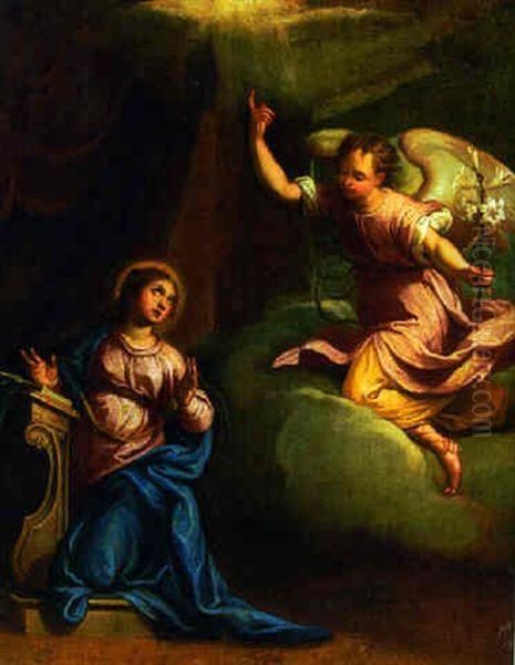 The Annunciation Oil Painting by Carlo Maratta