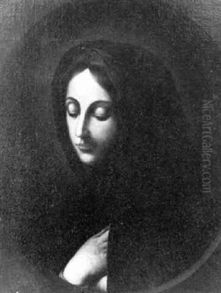 Busto De La Virgen Oil Painting by Carlo Maratta