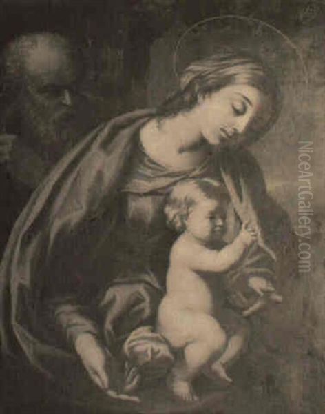 The Rest On The Flight Into Egypt Oil Painting by Carlo Maratta