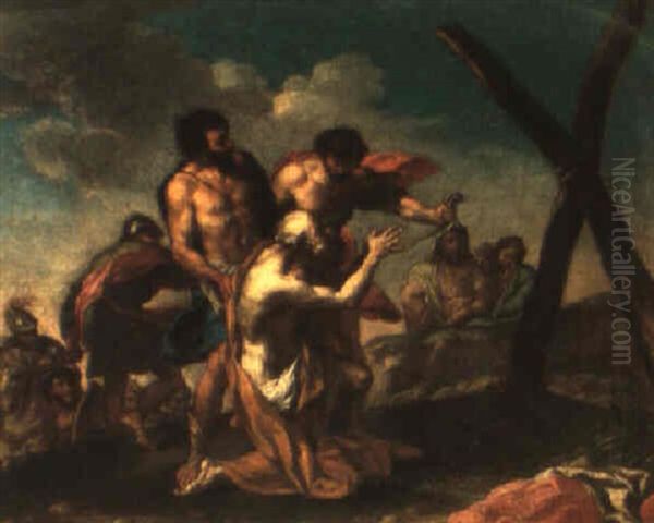 The Martyrdom Of St. Andrew Oil Painting by Carlo Maratta