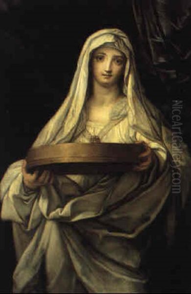 La Vestale Tuccia Oil Painting by Carlo Maratta