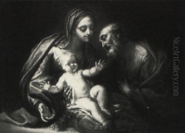 The Holy Family Oil Painting by Carlo Maratta