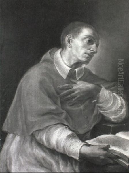 St. Carlo Borromeo Oil Painting by Carlo Maratta