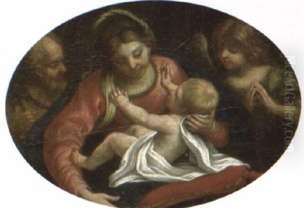 The Holy Family Oil Painting by Carlo Maratta