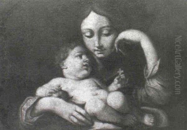 Madonna And Child Oil Painting by Carlo Maratta