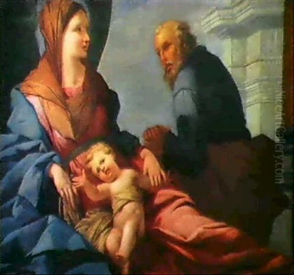 Die Heilige Familie Oil Painting by Carlo Maratta