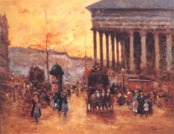 La Madeleine Oil Painting by  Marcel-Lenoir (Jules Oury)