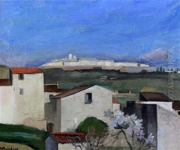 La Colle A L'horogan Oil Painting by Jean Hippolyte Marchand