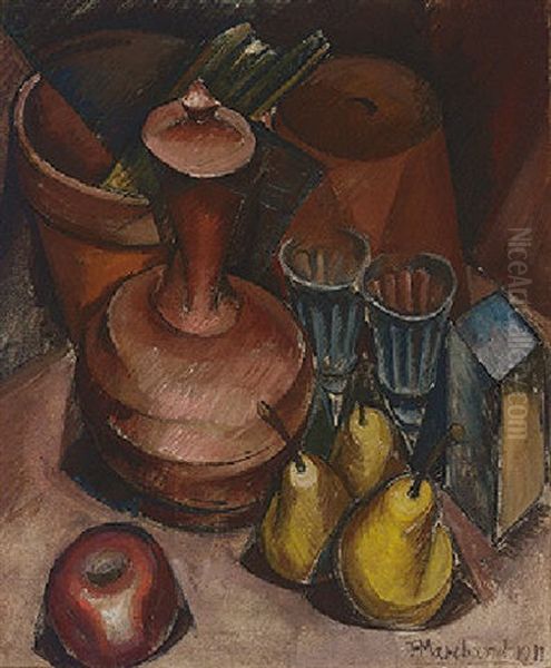 Nature Morte Oil Painting by Jean Hippolyte Marchand