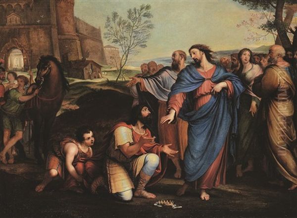 Scene Biblica Oil Painting by Alessandro Marchesini