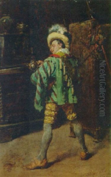 The Musketeer Oil Painting by Ludovico Marchetti