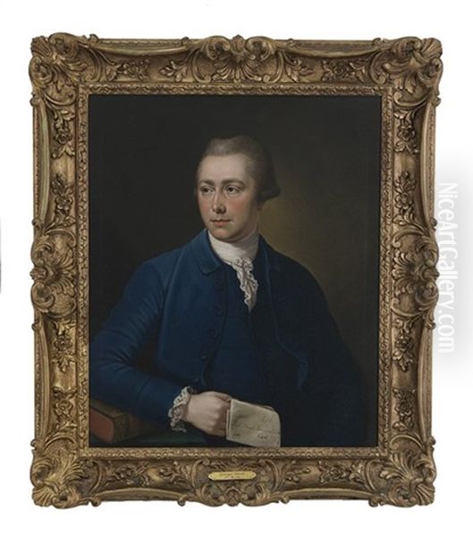 Portrait Of A Member Of The Jameson Family, County Cork, Ireland, Possibly William Jameson, Esq. Oil Painting by Giuseppe Marchi