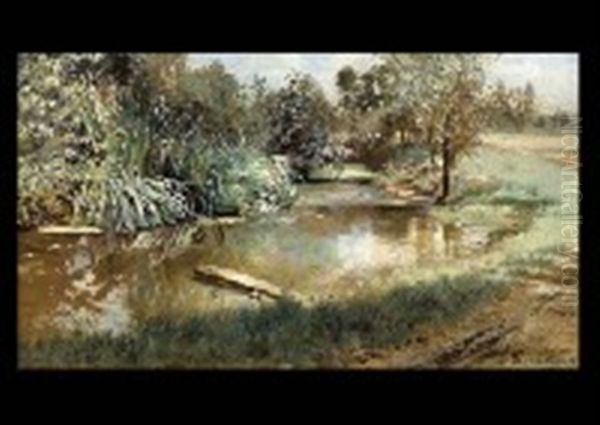 Landscape Of The River Oil Painting by Pinckney Marcius-Simons