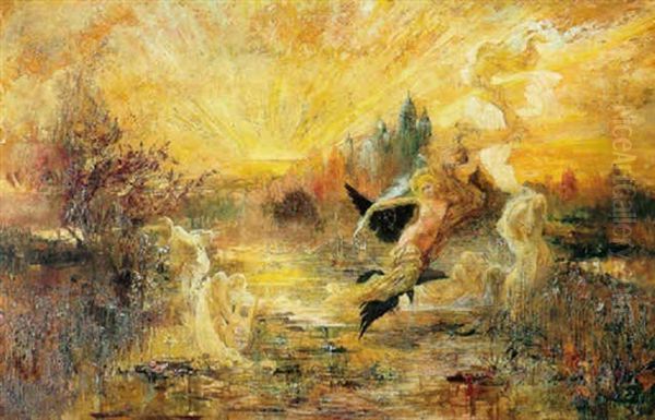 Sunrise Oil Painting by Pinckney Marcius-Simons