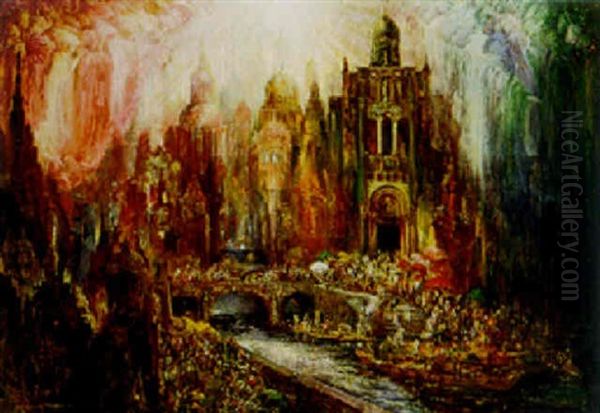 Guardian Angels Oil Painting by Pinckney Marcius-Simons