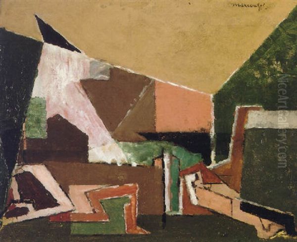 Figures Etendues Dans Un Paysage Oil Painting by Louis Marcoussis