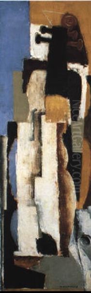 Le Violoncelle Oil Painting by Louis Marcoussis