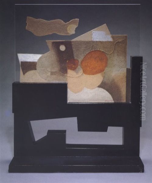 Objet Iii (recto And Verso) Oil Painting by Louis Marcoussis