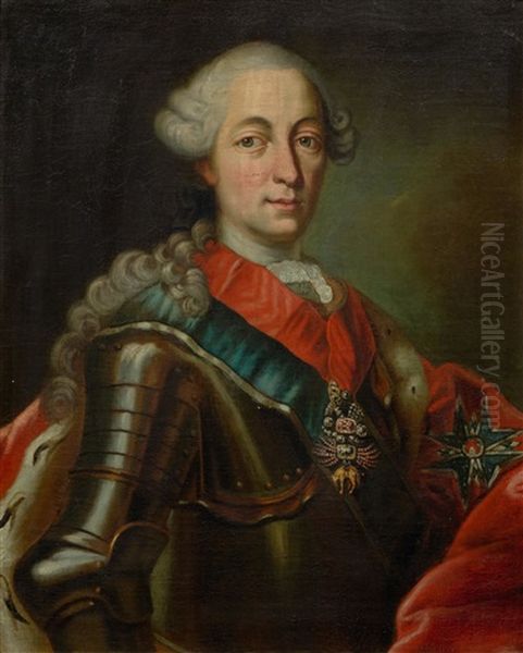 Portrait Of Elector Maximilian Iii Oil Painting by George de Marees