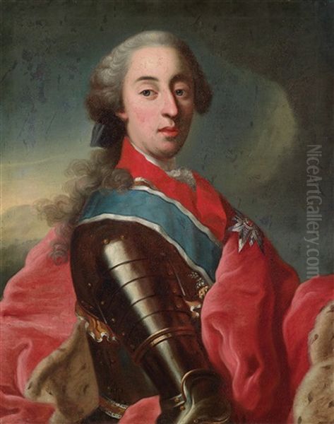 Bildnis Des Herzogs Clemens Franz De Paula Von Bayern (munchen 1722-1770) Oil Painting by George de Marees