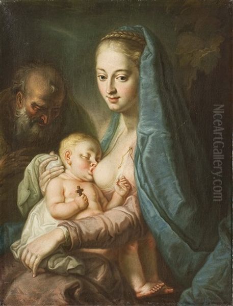 Maria Lactans Oil Painting by George de Marees