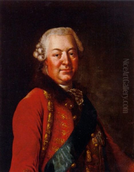 Portrait Des Kurfursten Maximilian Iii. Joseph Von Bayern Oil Painting by George de Marees