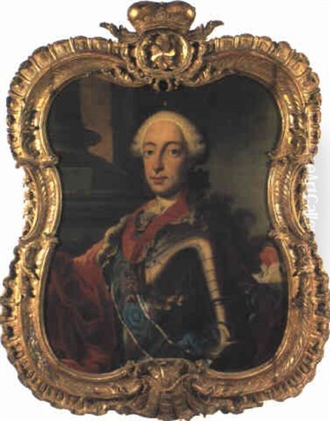 Bildnis Des Karl Albrecht Oil Painting by George de Marees