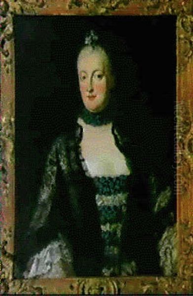 Bildnis Der Prinzessin Maria Anna Von Sachsen Oil Painting by George de Marees