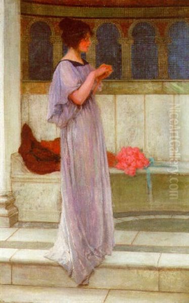 Love's Talisman Oil Painting by William Henry Margetson