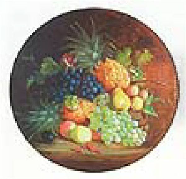 Still Life Of Fruit Oil Painting by Marie Margitson