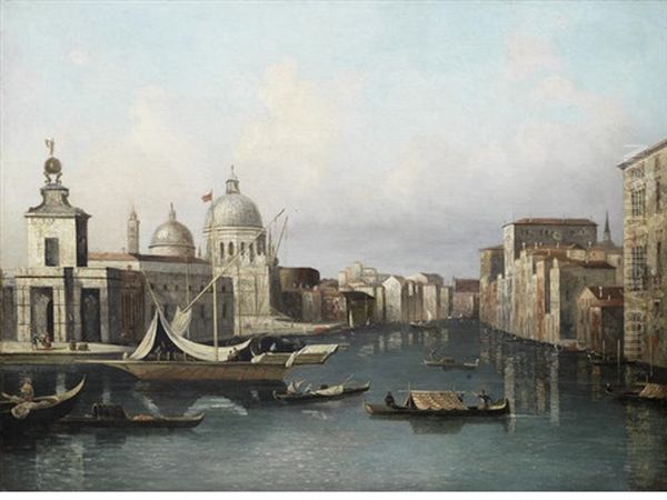 The Entrance To The Grand Canal, Venice Oil Painting by Michele Marieschi