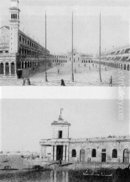 A View Of St. Mark's Square, Venice, Looking West Oil Painting by Michele Marieschi