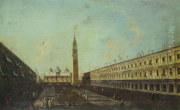 Der Markusplatz In Venedig Oil Painting by Michele Marieschi