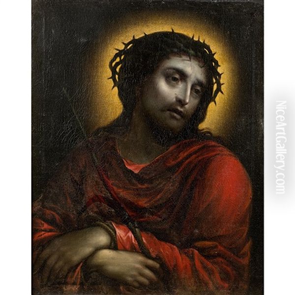 Christ Au Roseau Oil Painting by Onorio Marinari