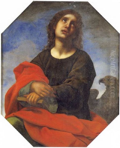 Saint Jean L'evangeliste Oil Painting by Onorio Marinari