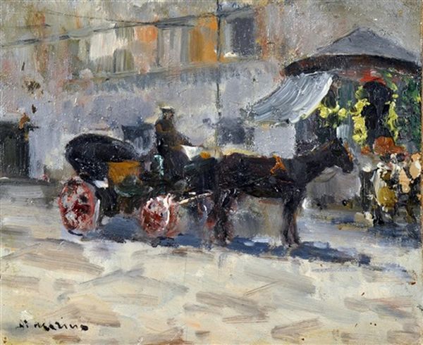 La Carrozza Oil Painting by Francesco di Marino